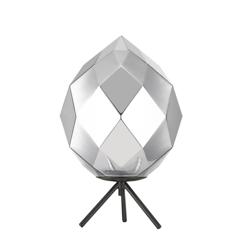 Chunn Metal Tripod Lamp, Silver