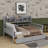 Daybed, Wood Slat Support, With Bedside Shelf And Two Drawers-1837104594-1837104595