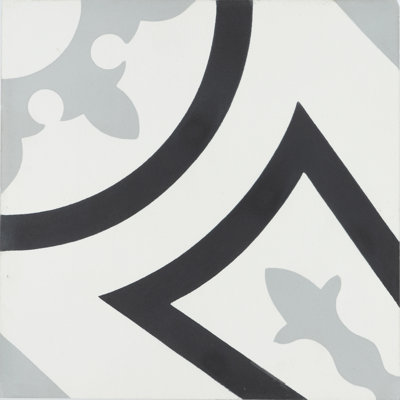 Ozod 8" x 8" Cement Patterned Wall & Floor Tile