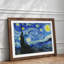 The Starry Night by Vincent Van Gogh - Picture Frame Painting on MDF-62792814-62792818