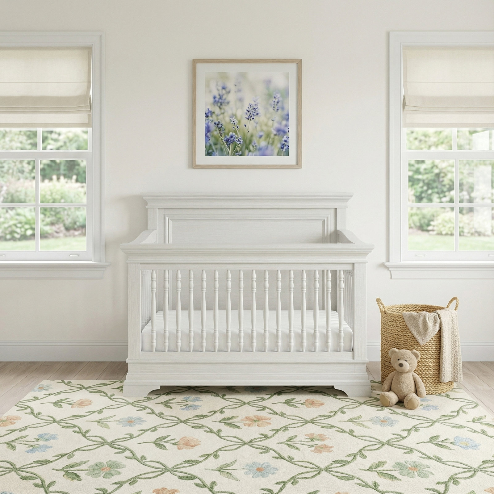 Frony 3 -in-1 Convertible Crib