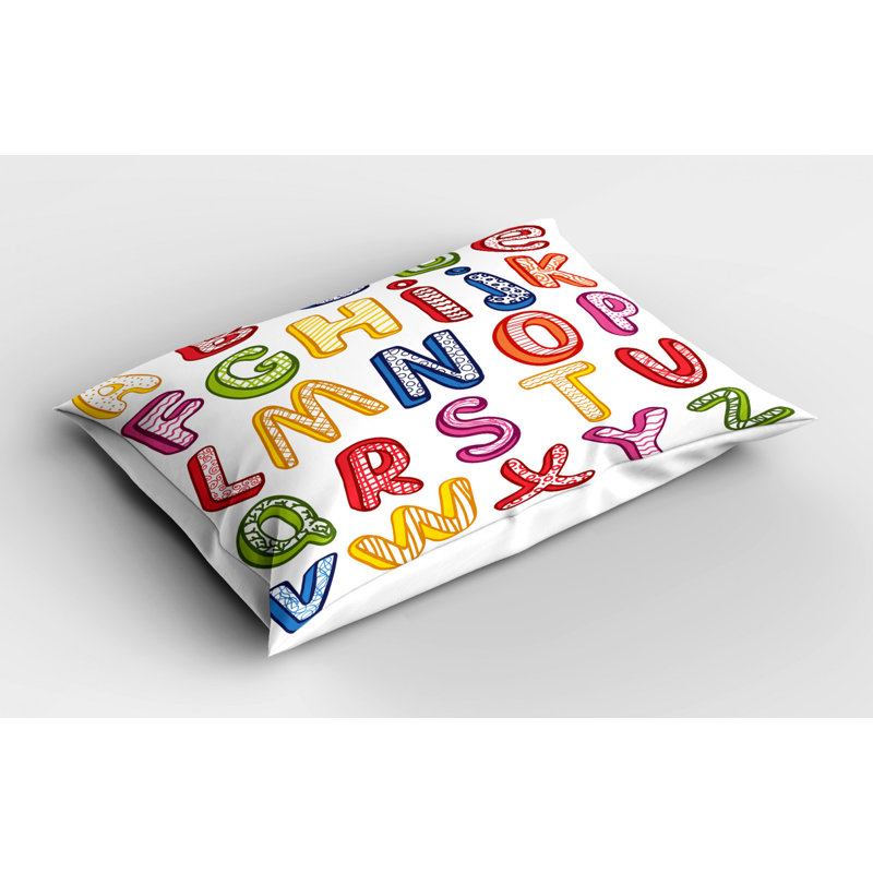 Educational Polyester Sham Set, Queen
