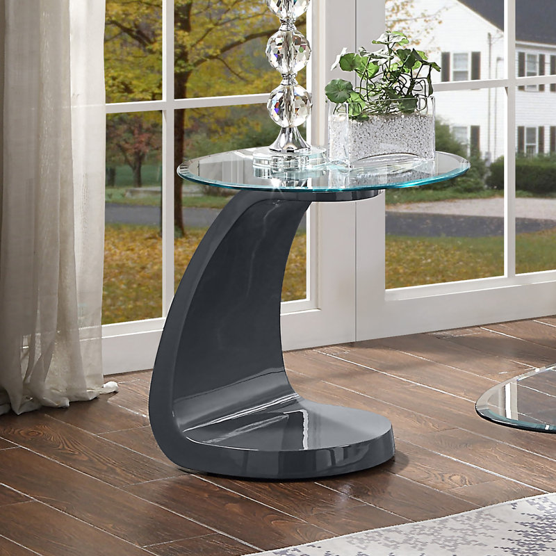 Table de bout Hilry, Gris