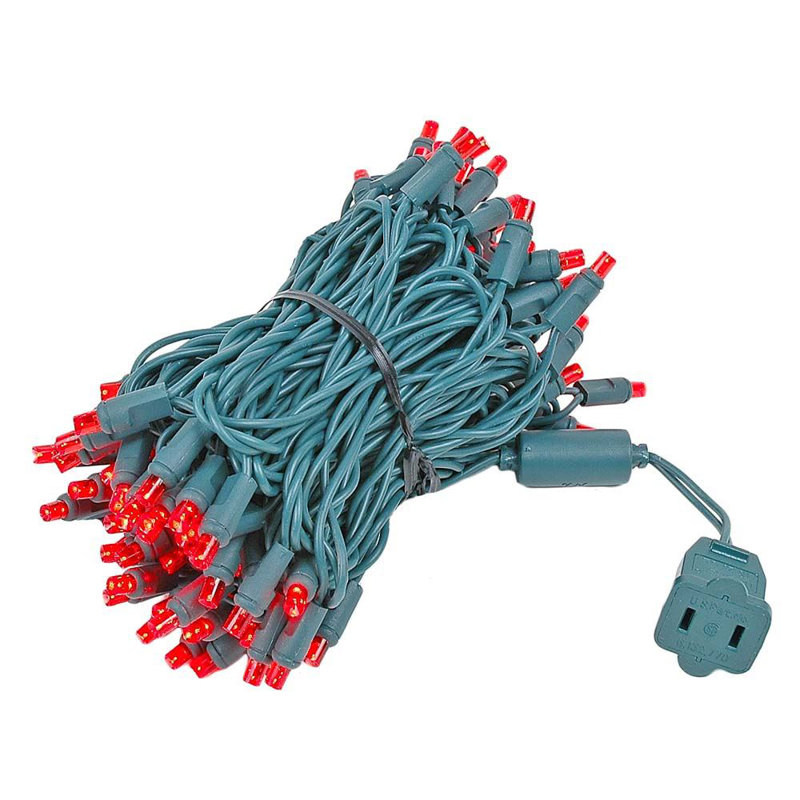5 " LED Indoor / Outdoor String Lights, Red