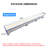 9'8'' Ft. H X 4" W Posts For Dual Swing Wrought Iron Gate