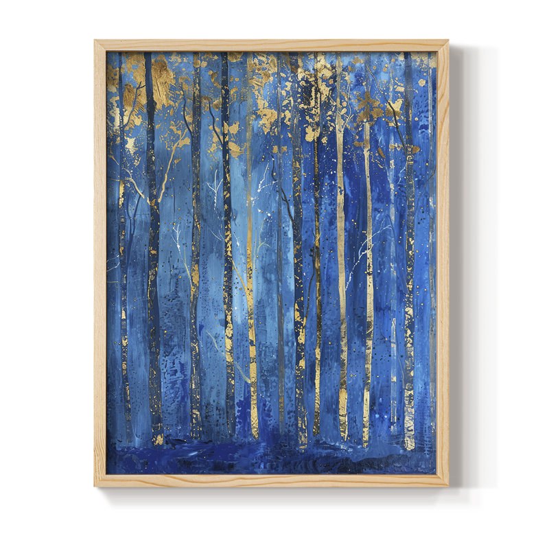 ABSTRACT Series VII, reproduction encadrée - bois massif, Naturel, H 30 po x l 24 po