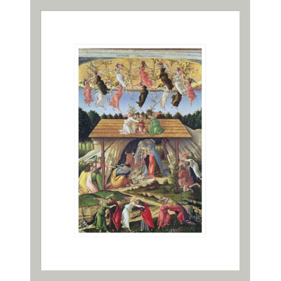 Mystic Nativité par Sandro Botticelli, impression giclée sur cadre