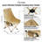  AORAN Foldable High Back Camping Chair