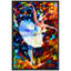 Ballerine, danseuse, impressions sur toile colorées pour le décor de chambre à coucher de salon-104074662-104074663