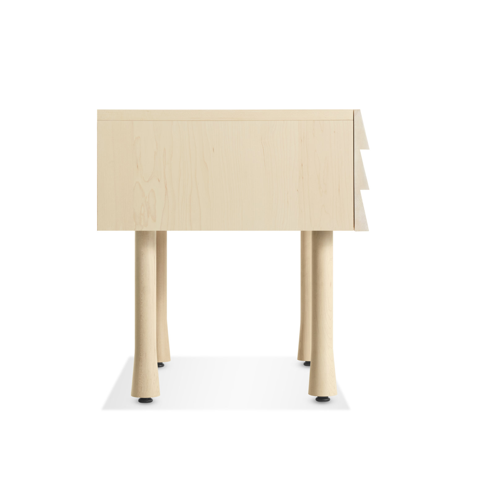 Lap 1 - Drawer Nightstand, Whitewashed Maple / Whitewashed Maple