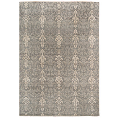Pearl Geometric Area Rug in Gray