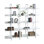 Bibliothèque de bureau à 5 niveaux