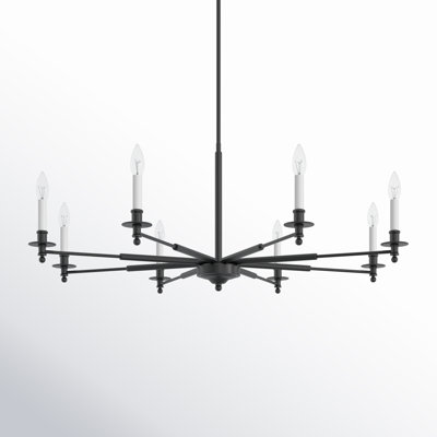 Perle 8 - Light Metal Chandelier