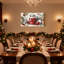 «Christmas Winter Berry Jar», ensemble de 3 reproductions d'art sur toile-282118200