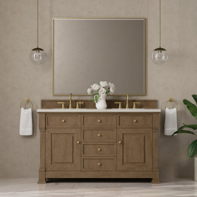 Brookfield 60'' Double Bathroom Vanity with Top