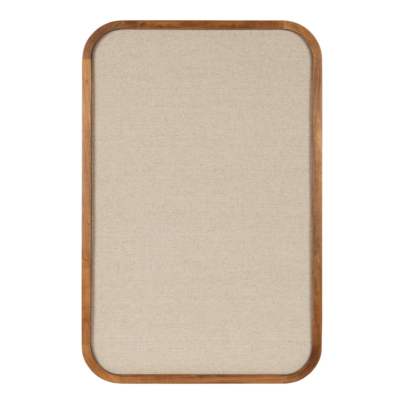 Fabric Corkboard / Bulletin Board, Rust Brown