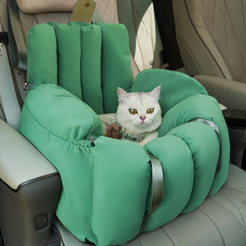 Siège d'auto pour animaux 2 en 1, niche pour chat portable et portable