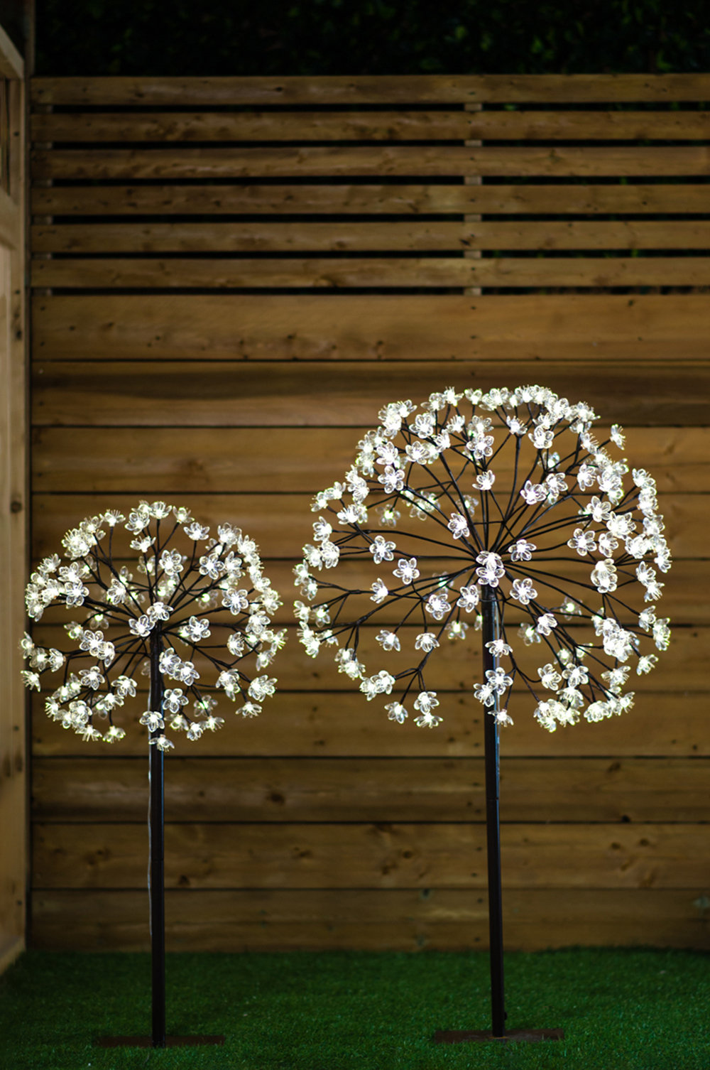LED Lighted Trees & Branches, 43.3" H x 1" W x 1" D