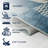 Ventress Geometric Striped Machine-Washable Blue/Cream Rug-1568966232