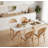 Reynna Metal Base Dining Table