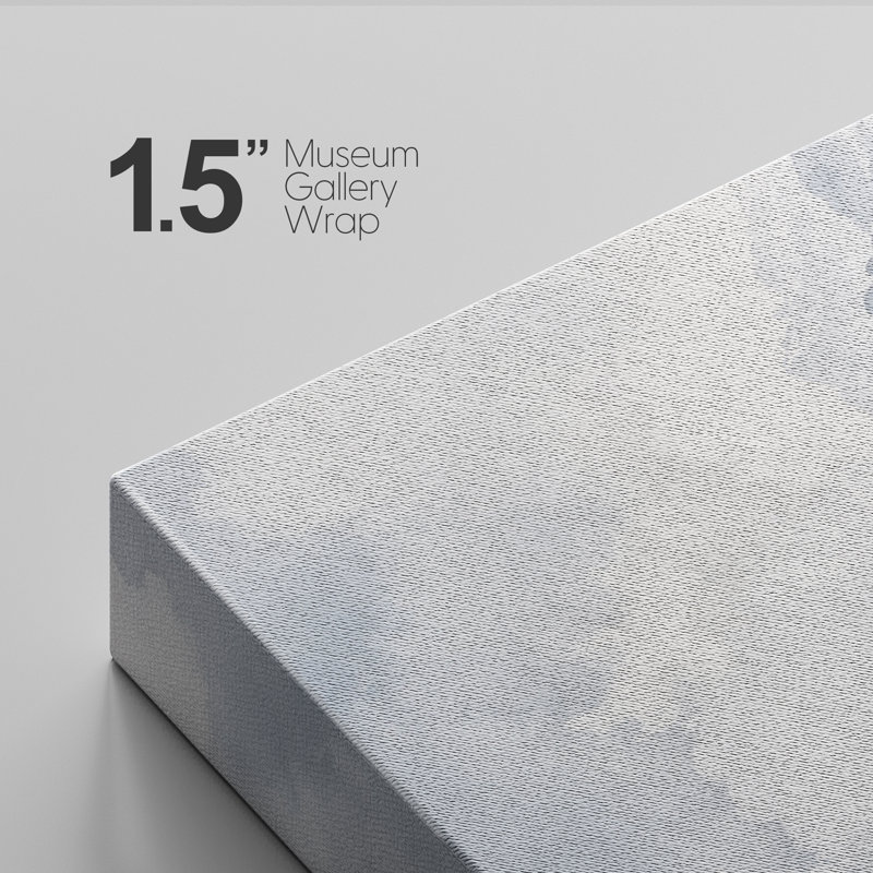 Forêt de pins de la vallée de montagne Blue Gray – Ensemble de 2 impressions d'art encadrées sur toile 32 po x 12 po x 2
