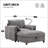 38" Single Sofa With Storage Ottoman-1076409431