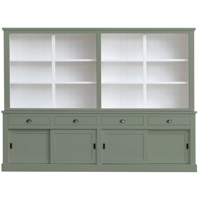 Byers Display Cabinet, Cement Grey
