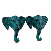 Lathrop Metal Wall Hook World Menagerie Color: Distressed White