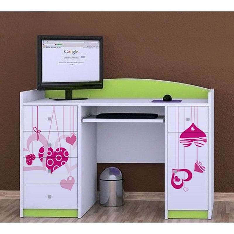 Carolina 125cm Computer Desk, Green