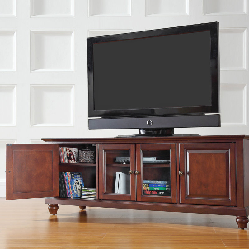 Hedon 59.75'' Media Console, Vintage Mahogany
