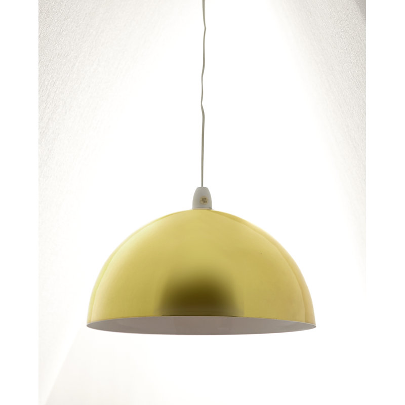 20cm H Metal Bowl Pendant Shade ( Clip On ), Shiny Brass