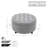 Alessandro Fabric Upholstered Storage Ottoman-116283488