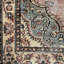 Tapis en laine 60,2 x 105,5 pouces, patchwork traditionnel brun