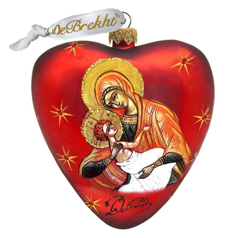 Holiday Splendor 3.5'' Handmade Glass Animals Holiday Shaped Ornament