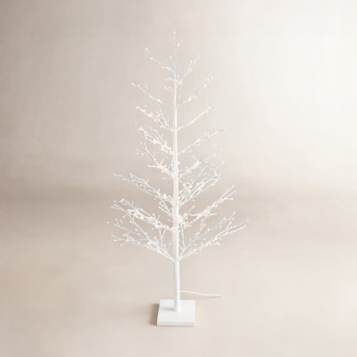 White Birch Tree with LED Lights