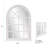 Merkley Solid Wood Arch Mirror