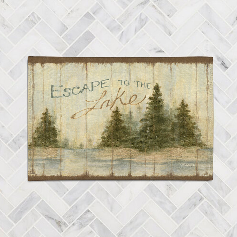  Tapis Escape to the Lake Chenille, Rectangle 4 pi x 6 pi