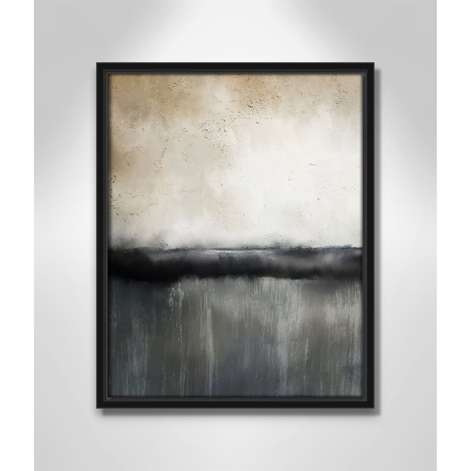 Sunset by Kimberly Allen Print, 29.5" H x 23.5" W, Black, Picture Framed Canvas