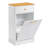 Manufactured Wood Open Tilt Out Trash Can - 10 Gallons