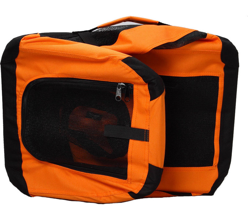Cage pour animaux Pet View, Très petit (H 13,5 po x l 13,5 po x P 19 po), Orange