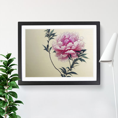 Intriguing Peony Flowers - Framed Print
