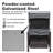 Adjustable Patio Recliner Chair Metal Outdoor Lounge Chair With Flip Table Push Back, Adjustable Angle, Removable Cushions, Support 350Lbs,Gray-1500343682