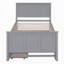 Lit plateforme moderne avec lit gigogne et tiroirs-1294917852