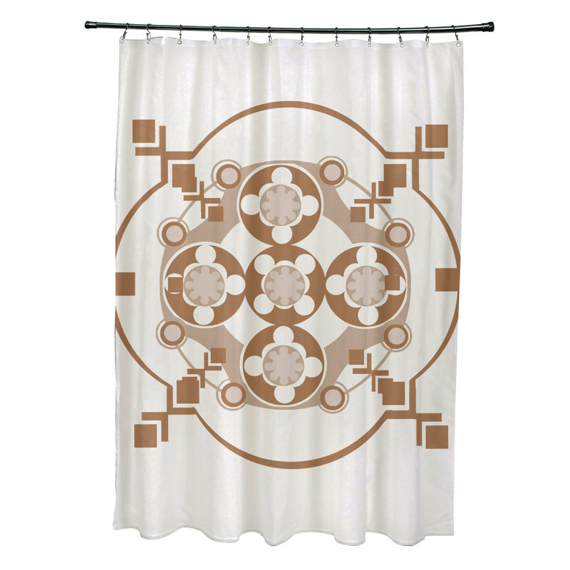 Rideau de douche Anita, Marron