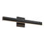 Tila 23-in Black dimmable LED Bathroom Vanity Light