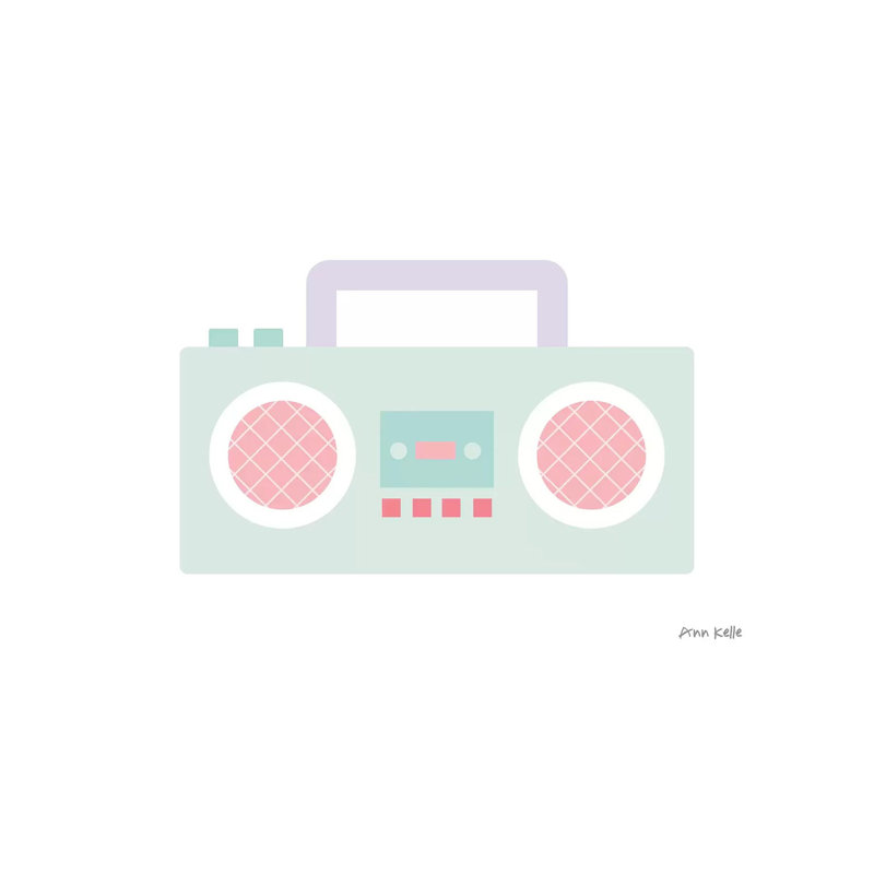 Boombox by Ann Kelle - Wrapped Canvas Print, 152.5 cm H x 101.5 cm W