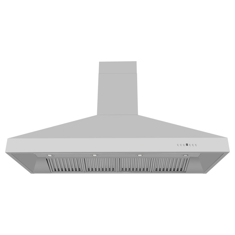 60" Professional 700 CFM Ducted Wall Mount Range Hood in Stainless Steel