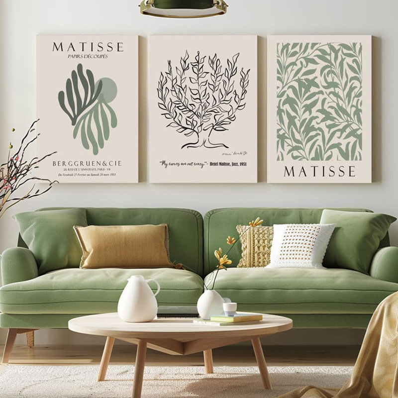 3 Piece Wrapped Canvas Print, 40 cm H x 30 cm W