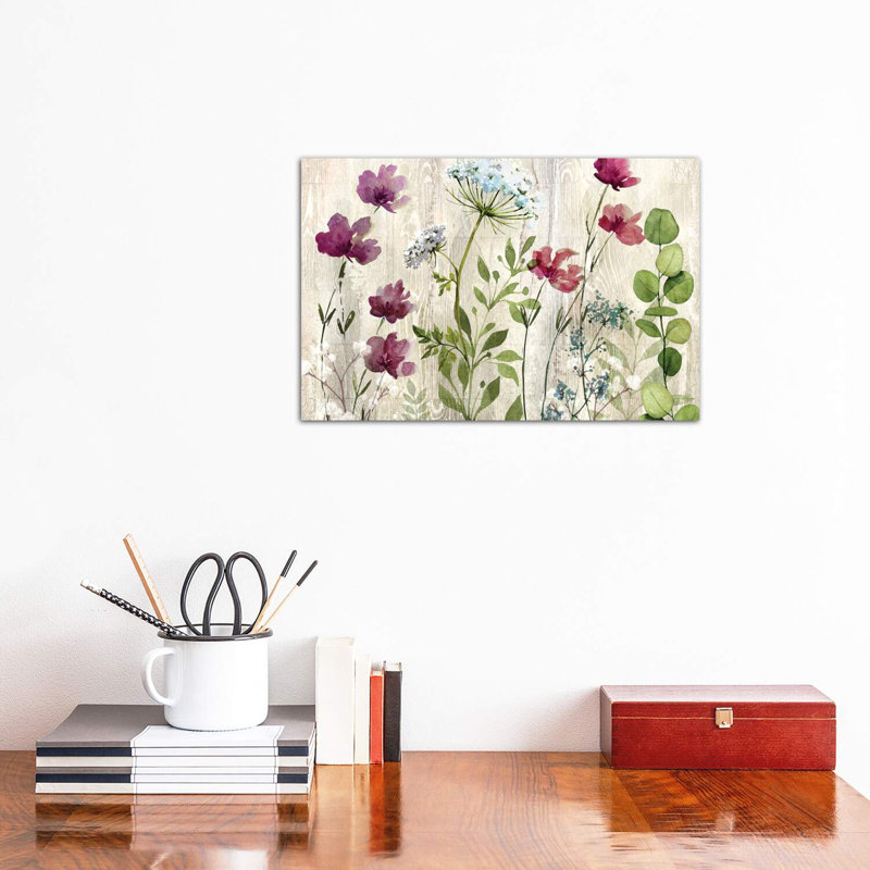 Meadow Flowers I by Conrad Knutsen - Wrapped Canvas Painting, 66.04 cm H x 45.72 cm W x 3.175 cm D