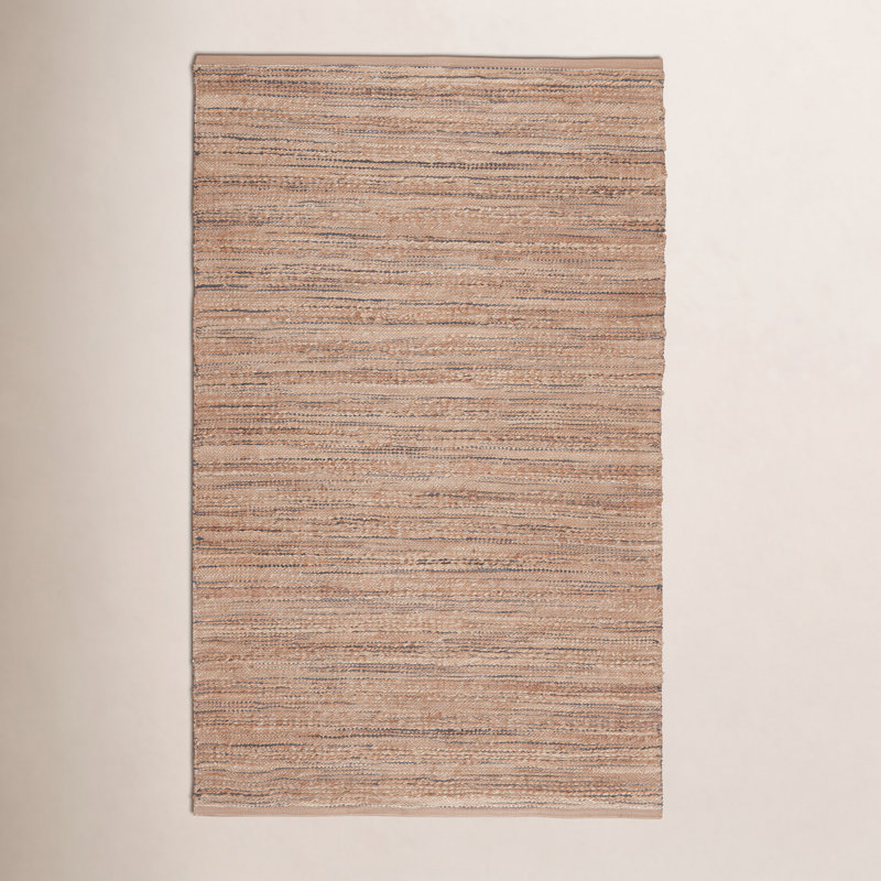 Caroline Handmade Area Rug in Tan, Rectangle 2'6" x 4'